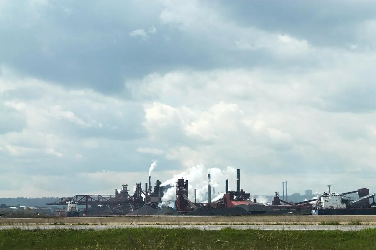 A steel mill on the Hamilton waterfront